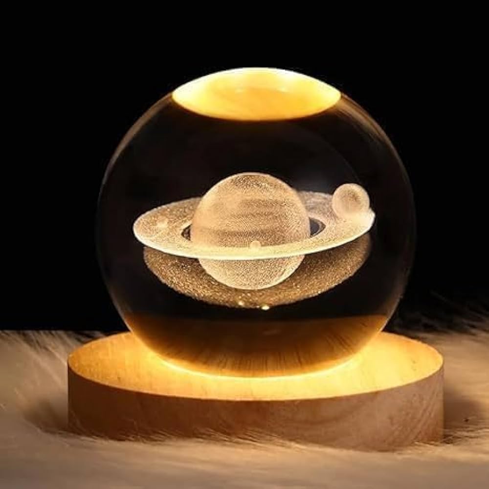 LumaSphere™ 3D Crystal Lamp Ball (Assorted Design)