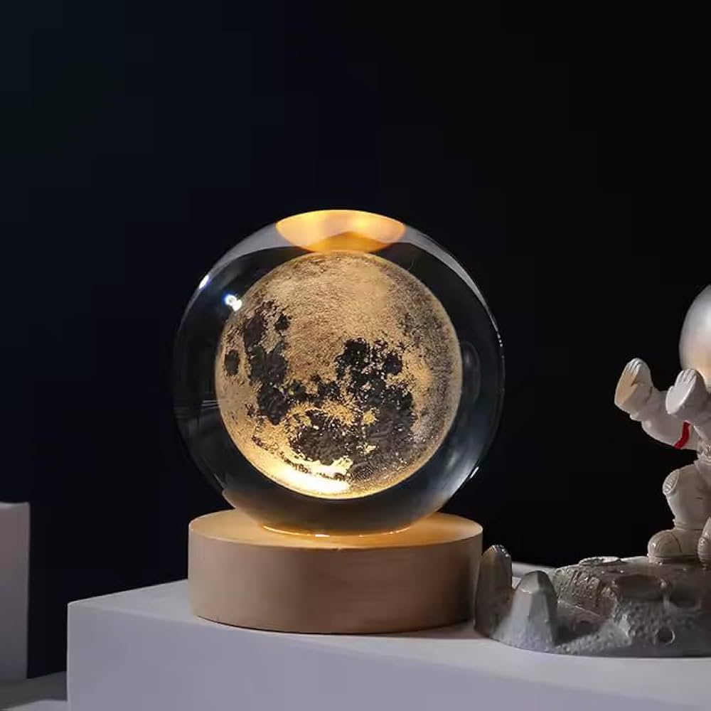 LumaSphere™ 3D Crystal Lamp Ball (Assorted Design)