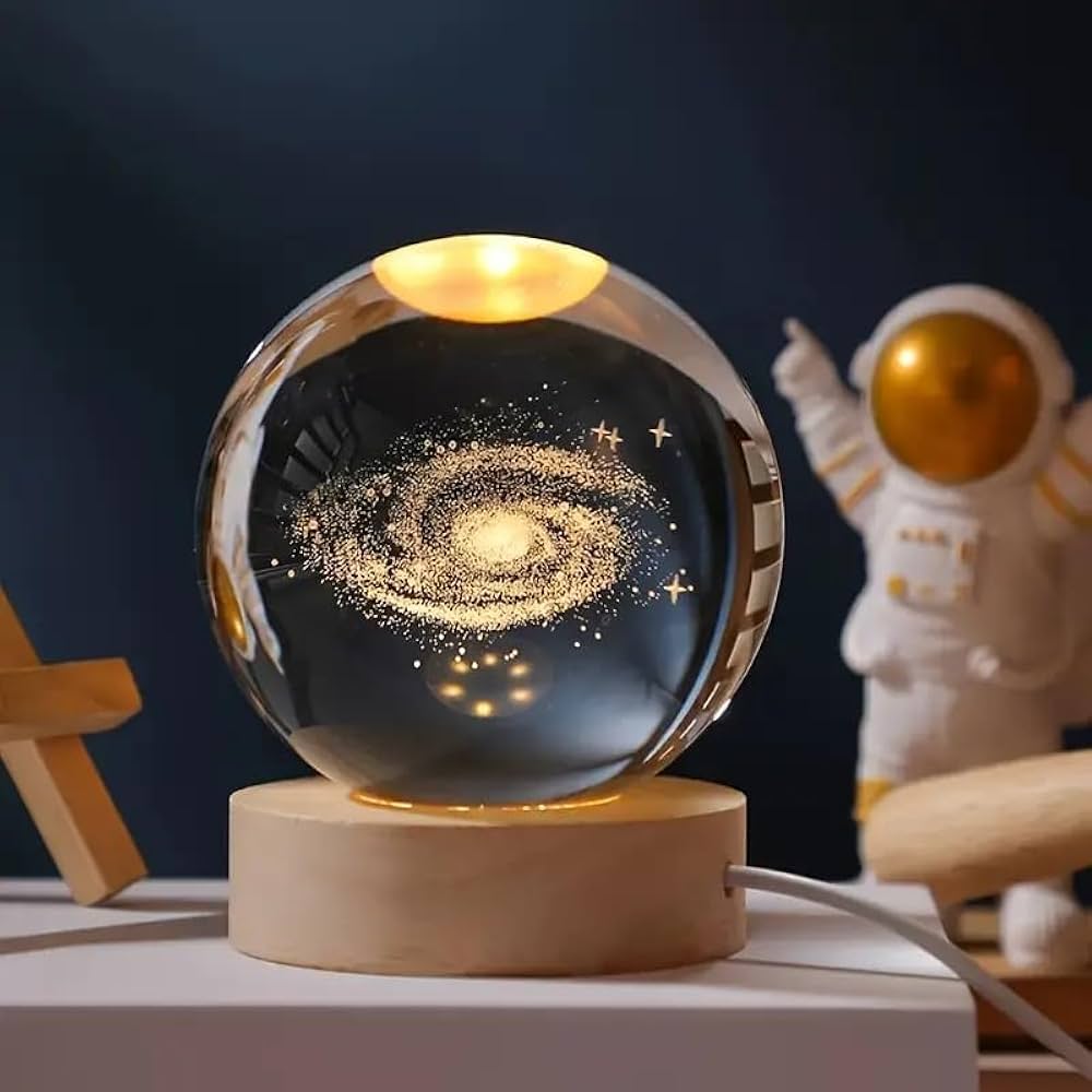 LumaSphere™ 3D Crystal Lamp Ball (Assorted Design)