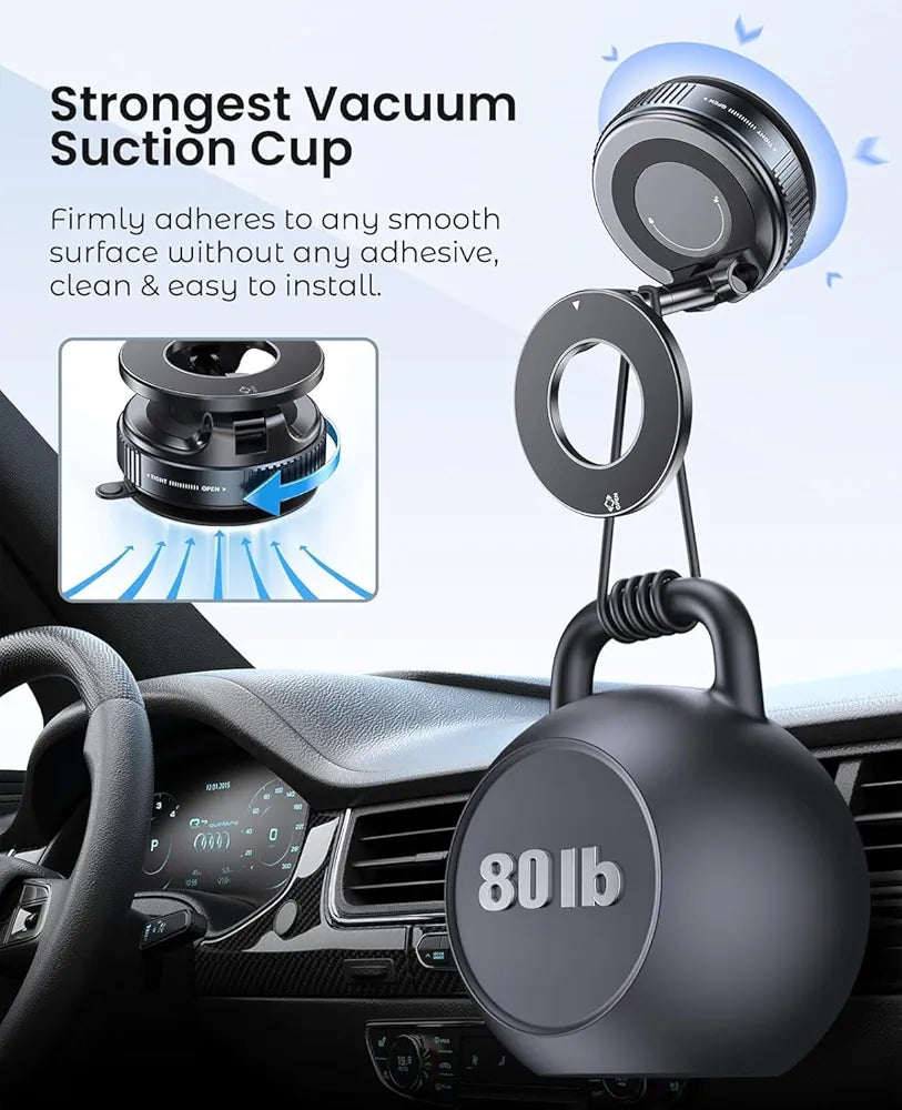 VacuMag™ Magnetic Vacuum Phone Mount
